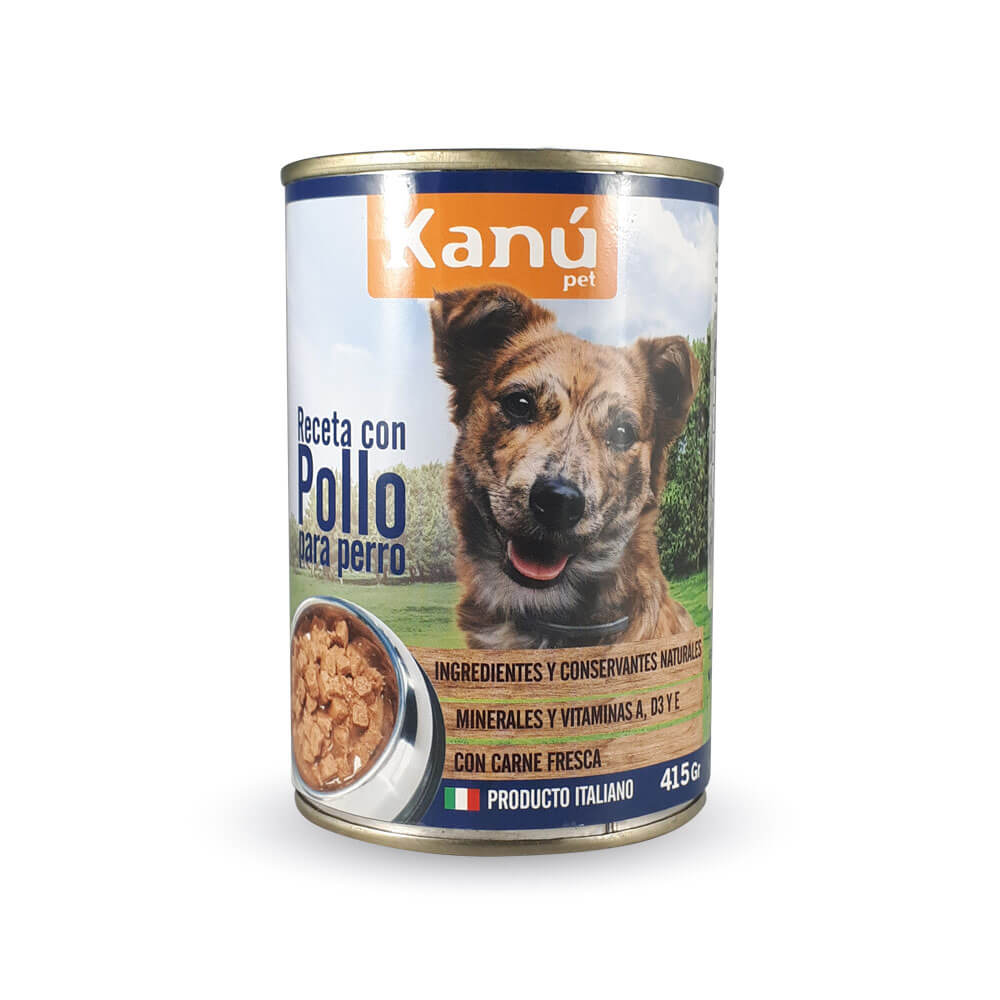 Alimento Para Perro - Kanu Receta Con Pollo 415 GR