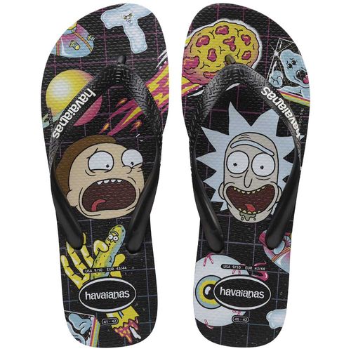Sandalias Havaianas T Rick N Morty Negro Talla 39-40