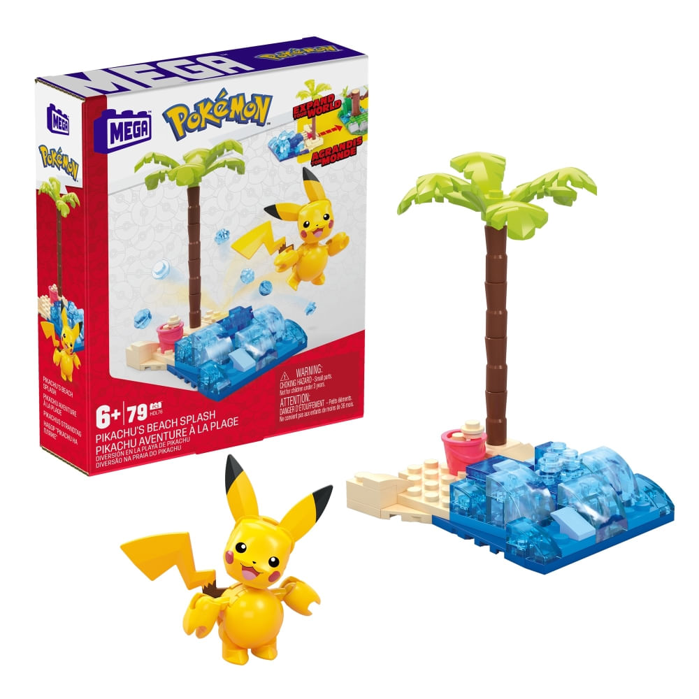 Juguete de Construcción Mega Construx Pokémon Mundo Aventura