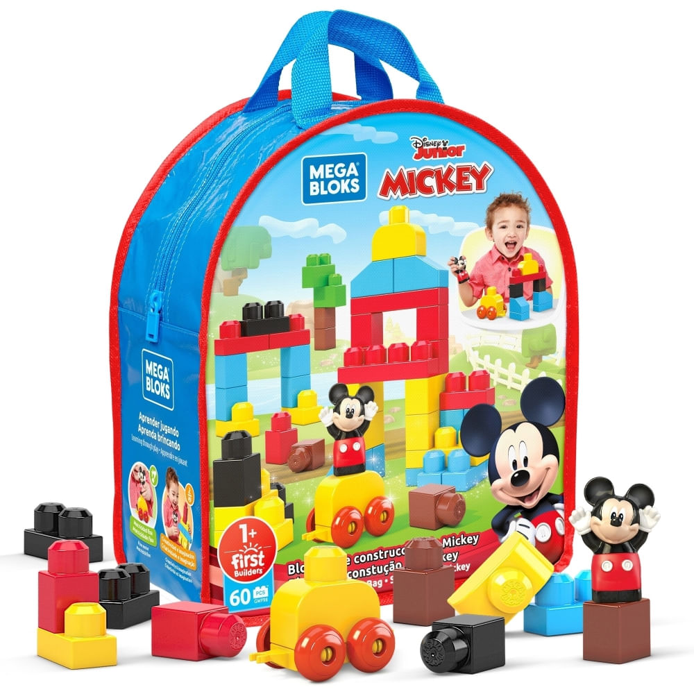 Juguete de Construcción Mega Bloks Bolsa Construcción Mickey