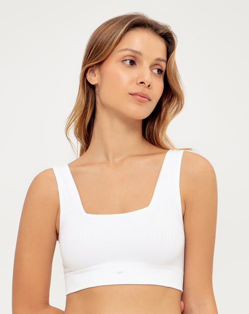 Top escote cuadrado en seamles femenino LOWO GEF Talla L