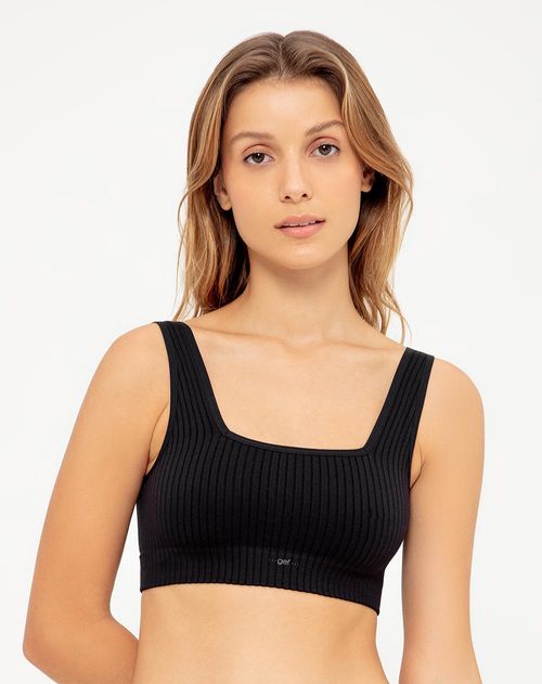 Top escote cuadrado en seamles femenino LOWO GEF Talla S