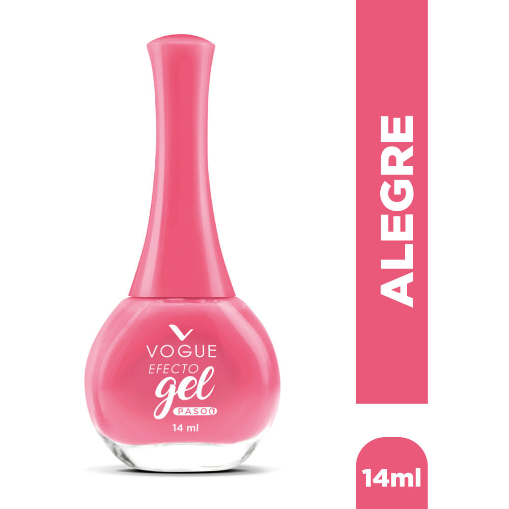 Esmalte Vogue efecto gel alegre x14ml