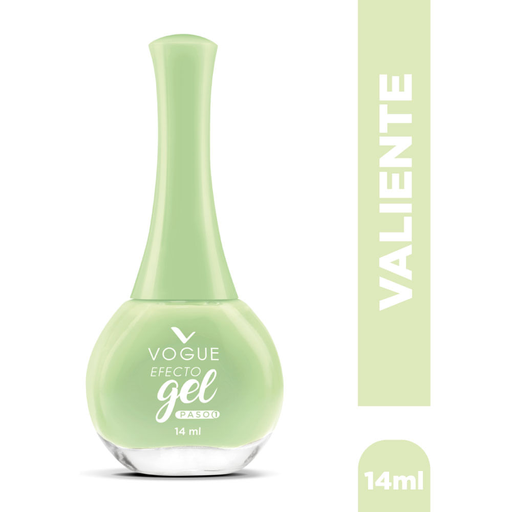 Esmalte Vogue efecto gel valiente x14ml