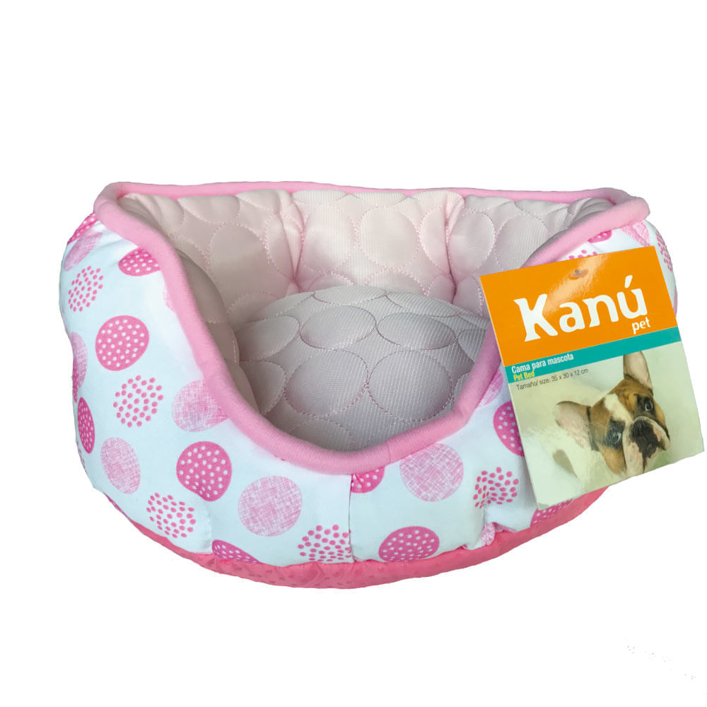 Cama Kanu Rosada Mini 35x30x12 Cm Para Todas