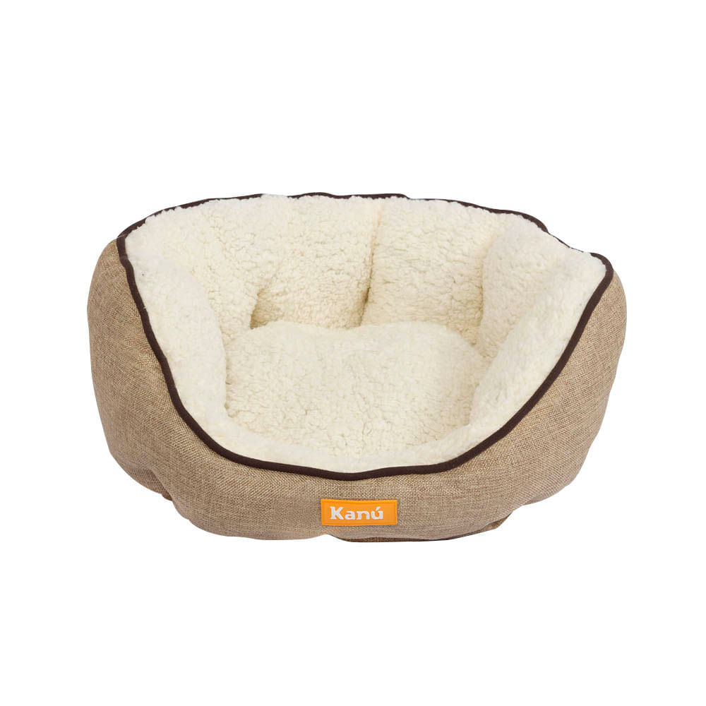 Cama Cafe Kanu Redonda para todas PEQUEÑA(48X40X22cm)