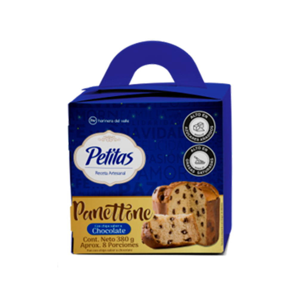 Panettone Petitas chips chocolate x380g