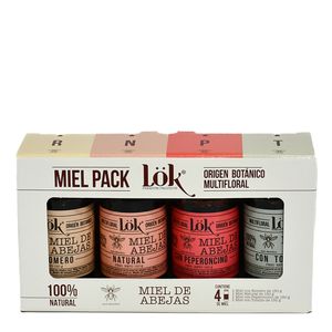 Miel Lok surtida x4und x150g c/u