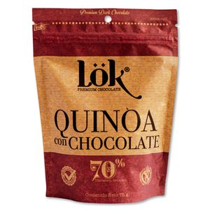 Snack Lok oscuro 70% quinoa chocolate x75g