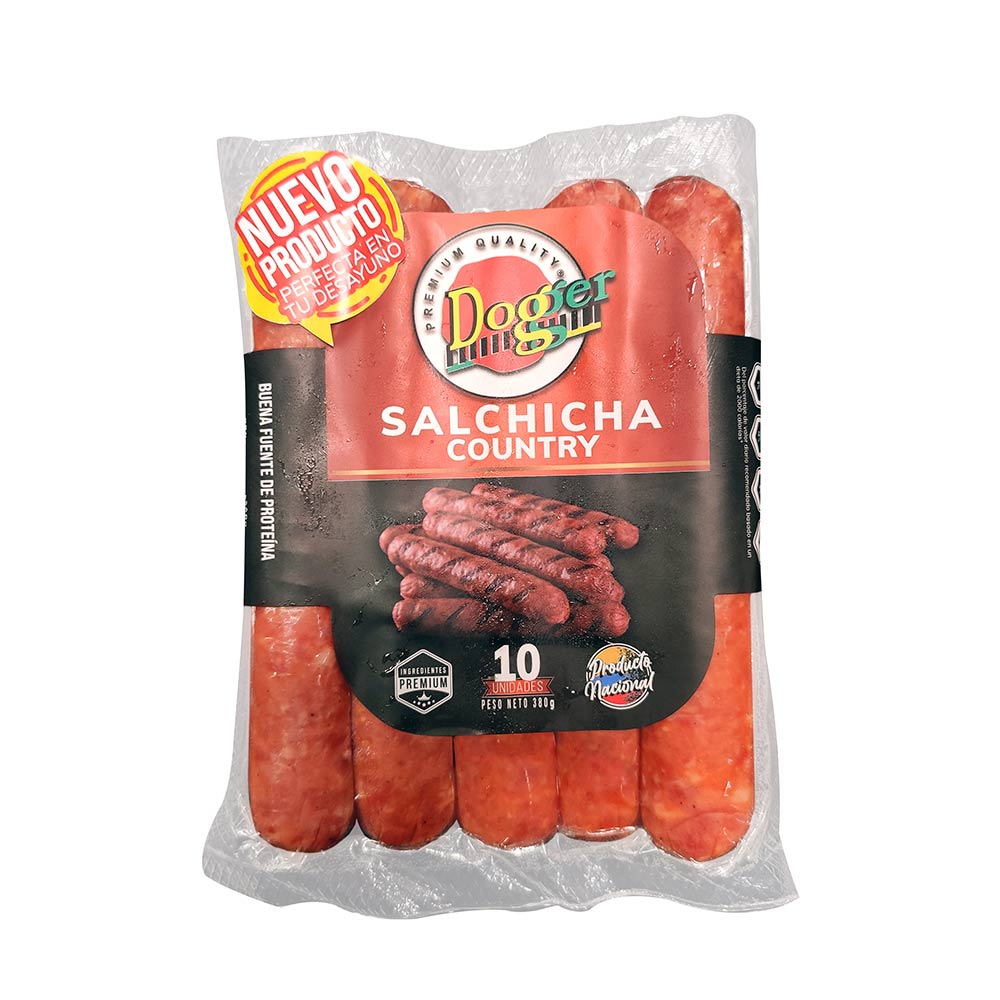 Salchicha Dogger country x10und x380g