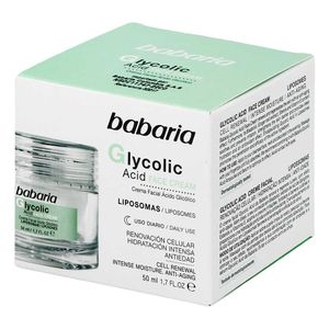 Crema Babaria ácido glicólico renovación celular x50ml
