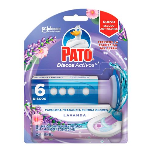 Gel Pato limpiador x6 discos activos + aparte x38g