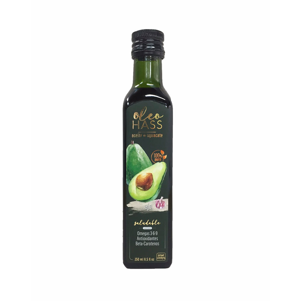 Aceite Oleo Hass aguacate ajo x250ml