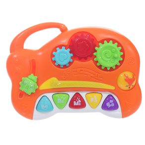 Juguete piano musical para bebé con diferentes actividades, luces y sonidos