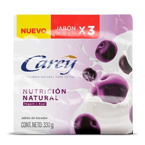 Jabon Carey Nutricion Natural x3 Und x110grs