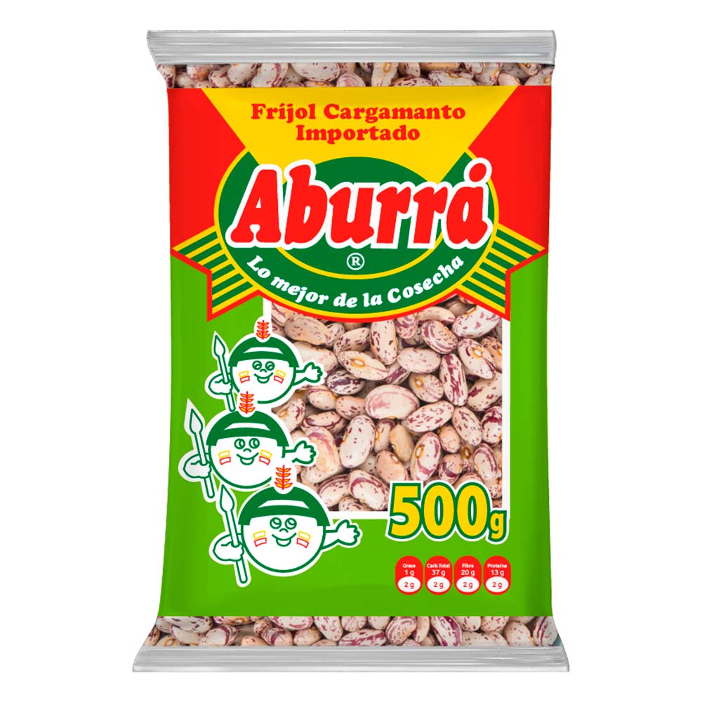 Frijol Aburra cargamanto importado x500g