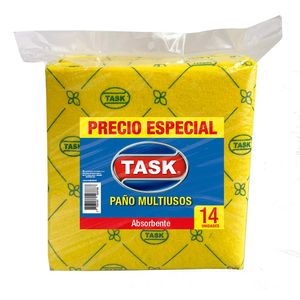 Paño Task multiusos absorbente x14unds