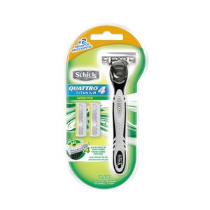 Maquina Schick Quattro Sensitive Gratis Repuestos