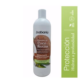Shampoo Babaria Nutritivo Coco Biotina x700ml