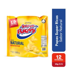 Papa Natural Súper Rica 12 Und x 300g