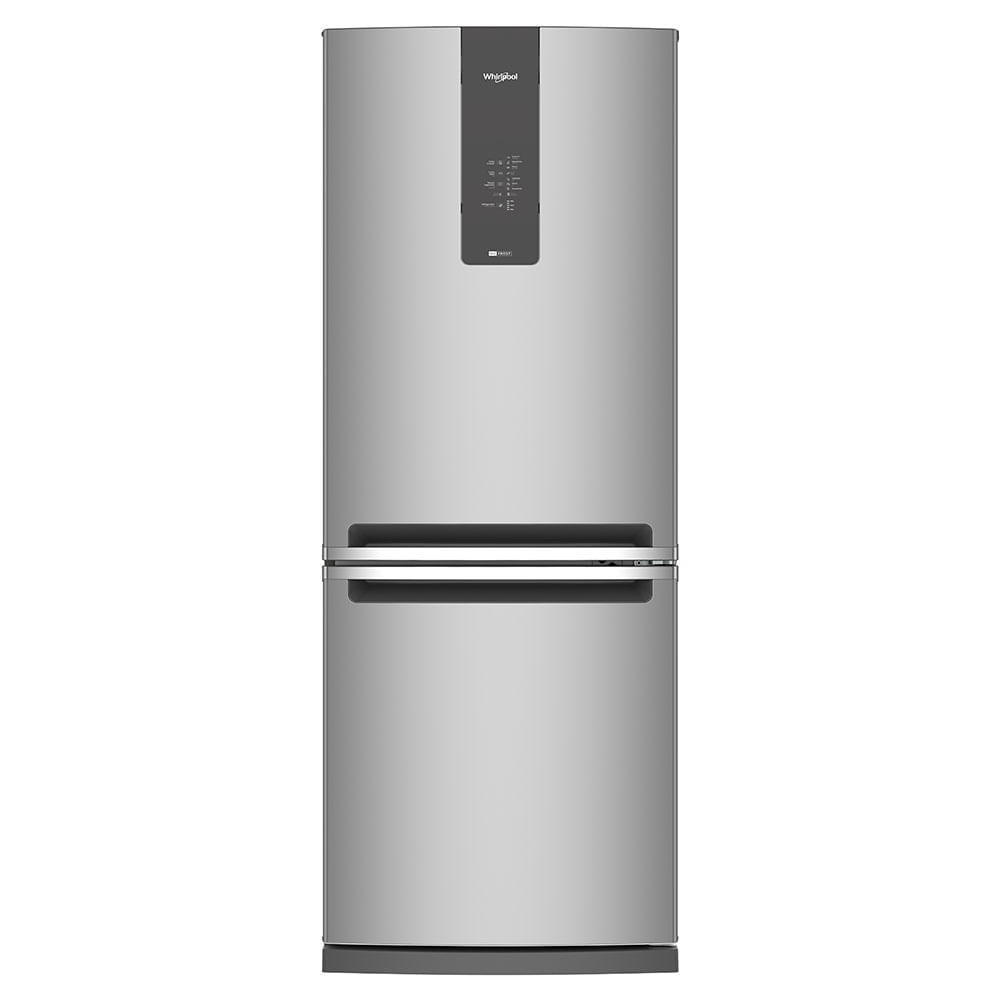 Nevera Whirlpool Congelador Inferior 450 Lts WRE57BKTWW Gris