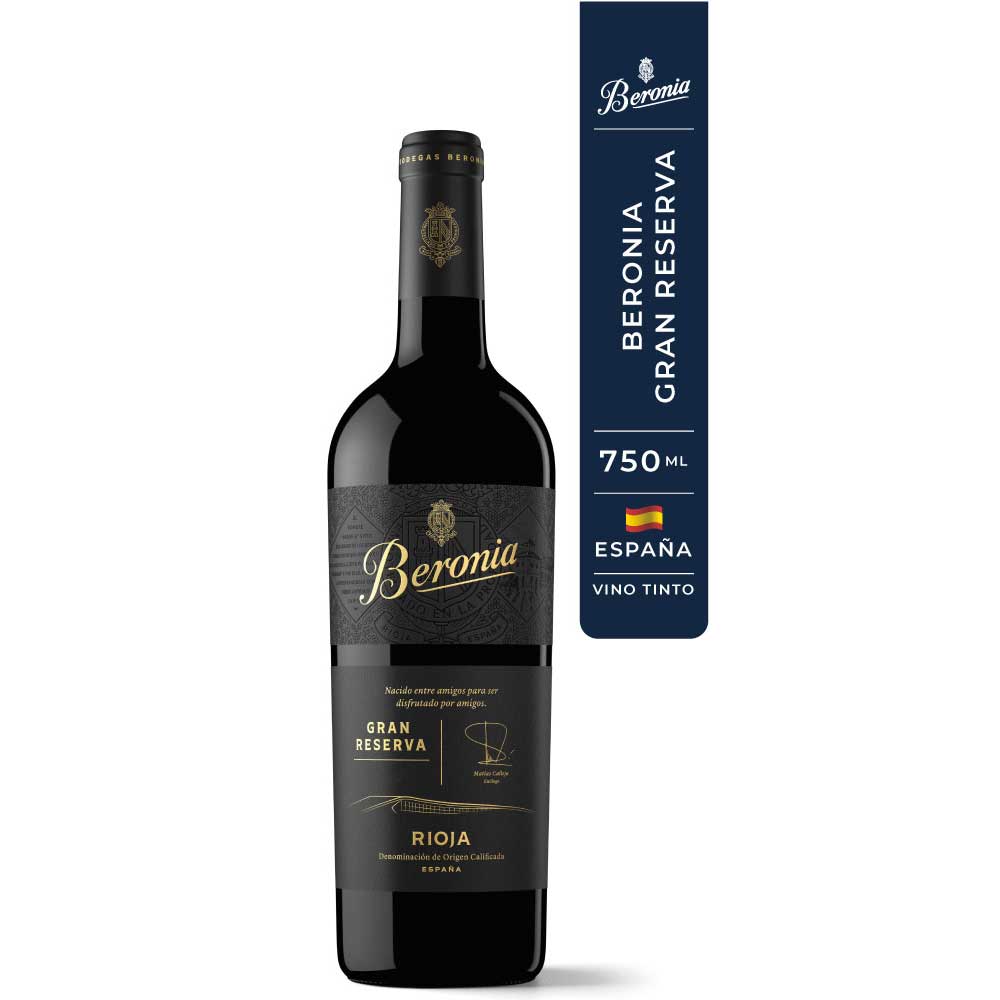 Vino tinto Beronia Rioja gran reserva x750ml