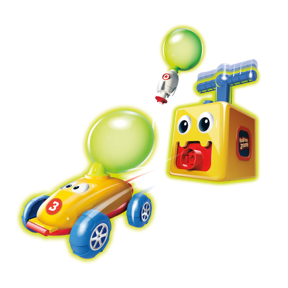 Kit De Juguetes Impulsados Por Globos Balloon Zoom
