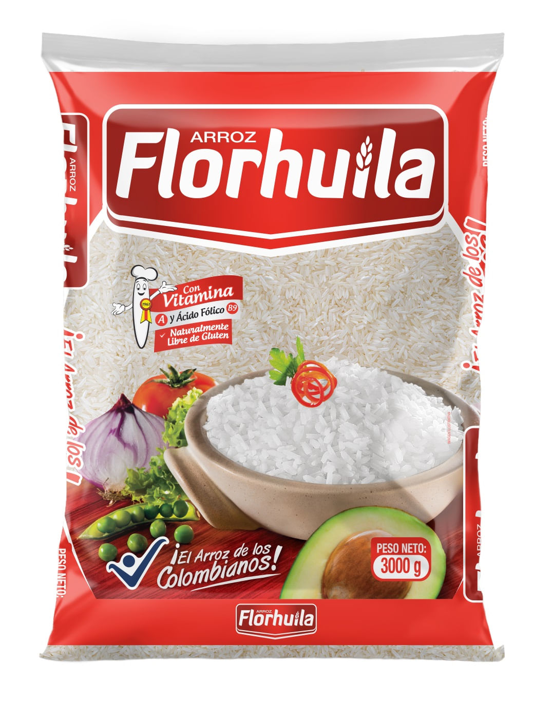 Arroz Florhuila x3kg