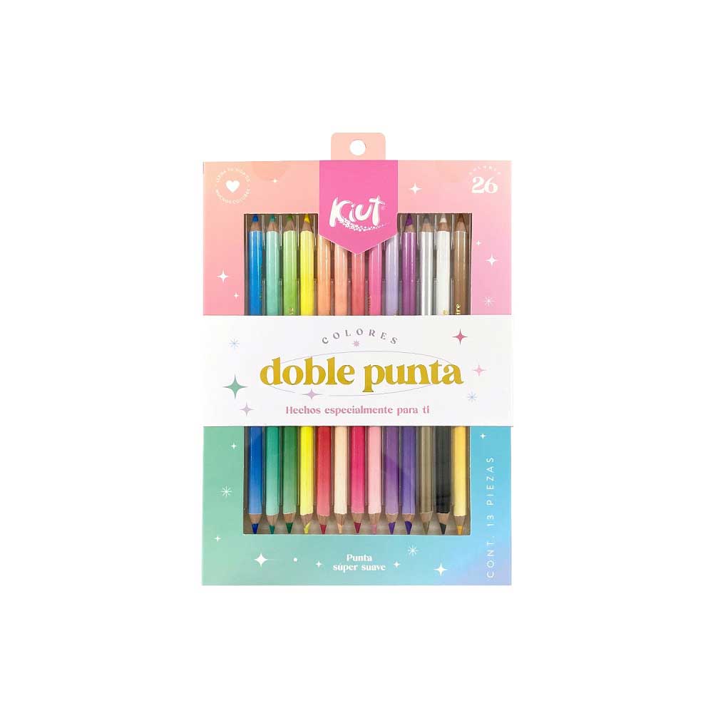 Colores doble punta Kiut x13unds