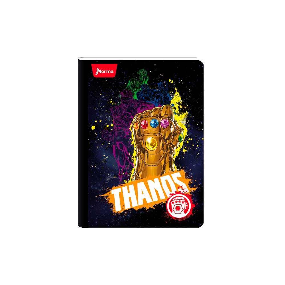 Cuaderno The Avengers Mediano 100 Hojas Doble Línea Norma Surtido