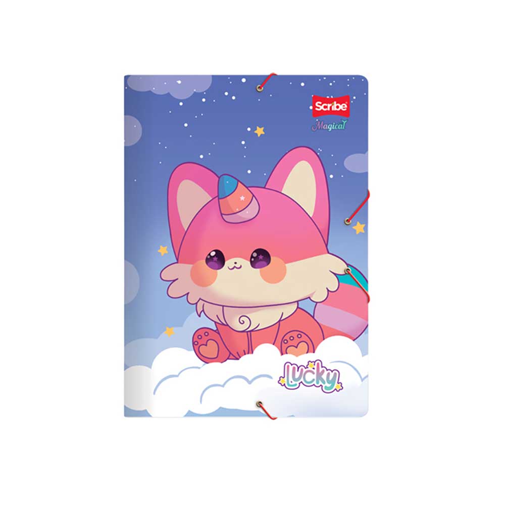 Carpeta plástica resorte mágica Scribe