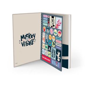 Cuaderno 7 Materias 95 Mickey 175 Hojas Cuadriculado Scribe Surtido