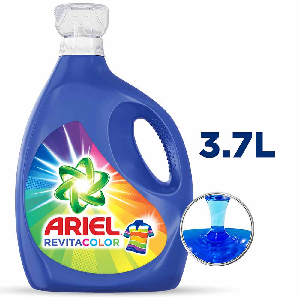 Detergente Liquido Ariel Revitacolor x3.7L