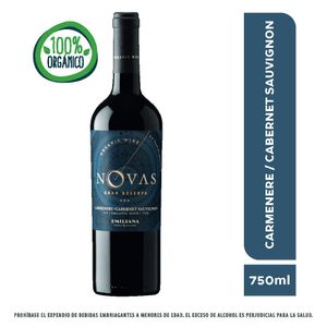 Vino Emiliana Novas cabernet sauvignon botella x750ml