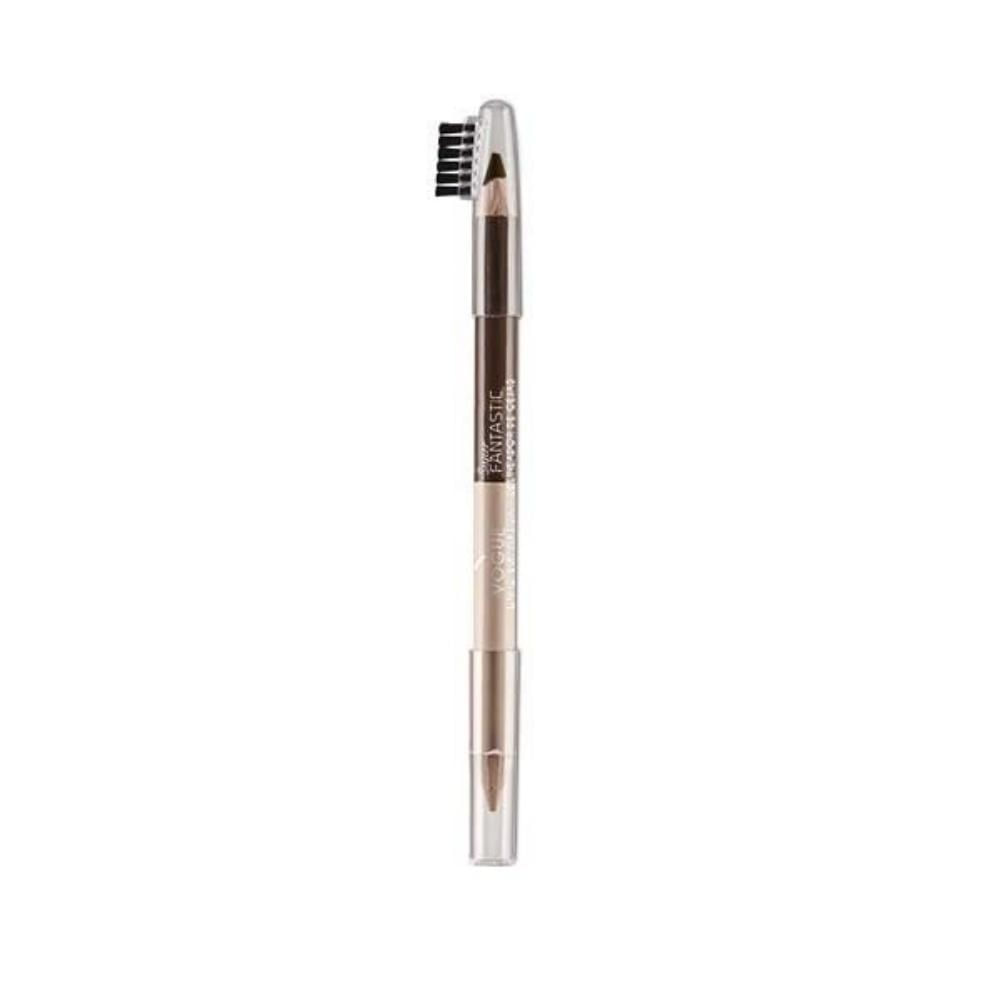 Lápiz Vogue fantastic iluminador delineador de cejas tono caoba x1.3gr