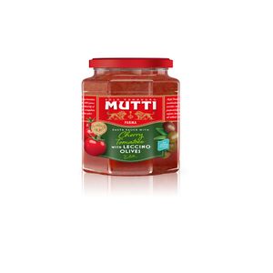 Salsa Mutti tomate aceitunas x400g