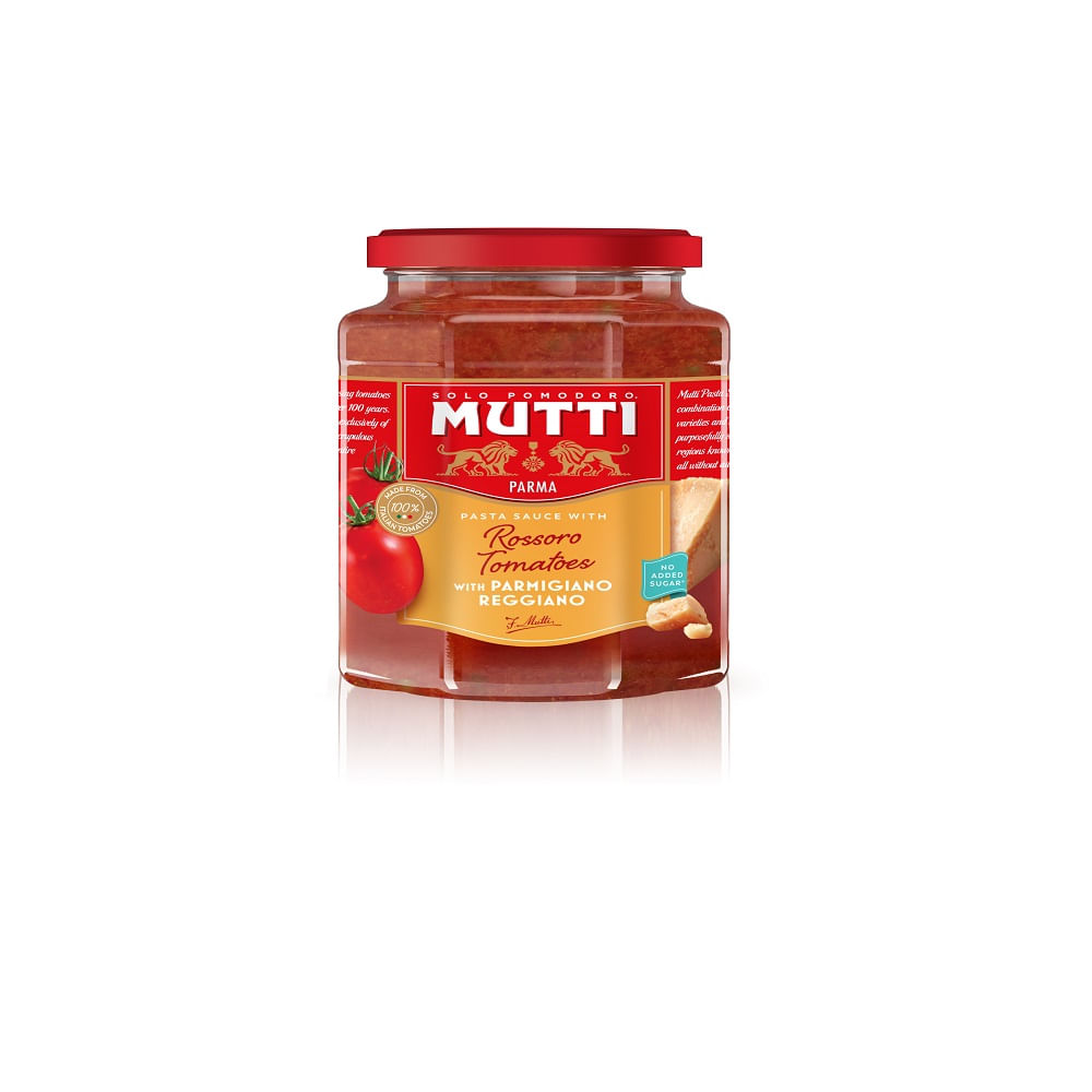 Salsa Mutti tomate queso parmesano reggiano x400g