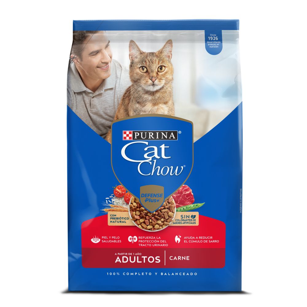 Alimento para gatos Cat Chow adultos activos carne x500g