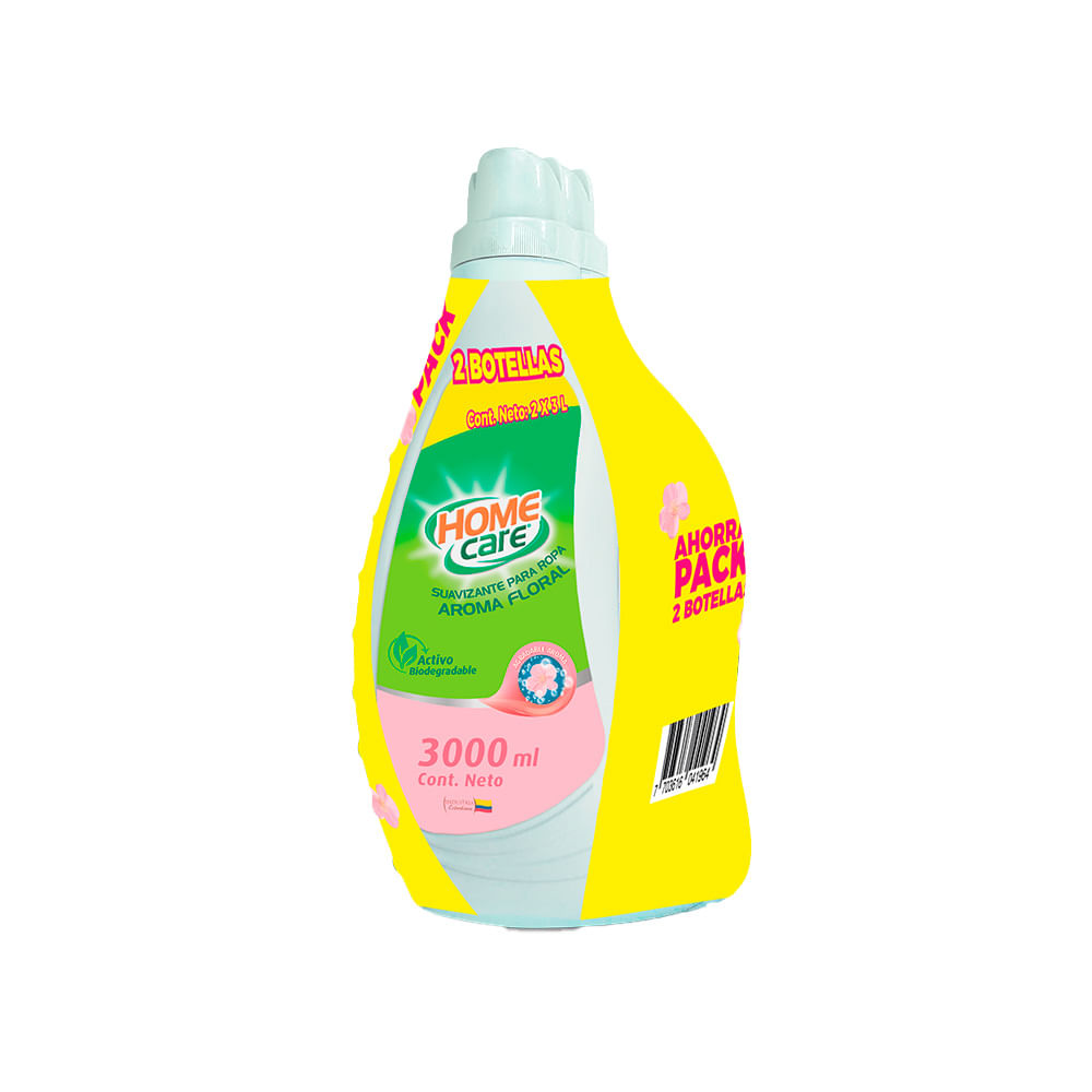 Suavizante Home Care aroma floral x2und x3000ml c-u