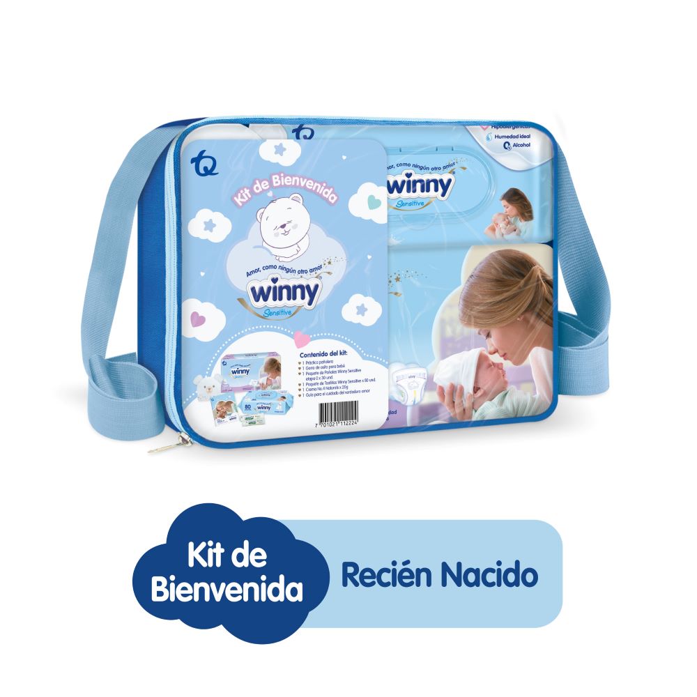 Pañales Winny Gold kit recién nacido x30und