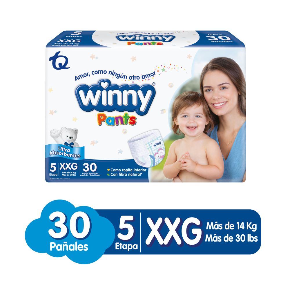 Pañales Winny Pants etapa 5 x30und
