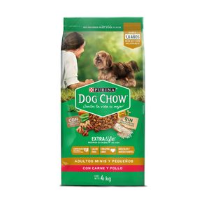 Comida para perro Dog Chow Adultos minis y pequeños x4kg