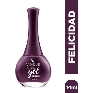 Esmalte Vogue efecto gel felicidad x 14 ml