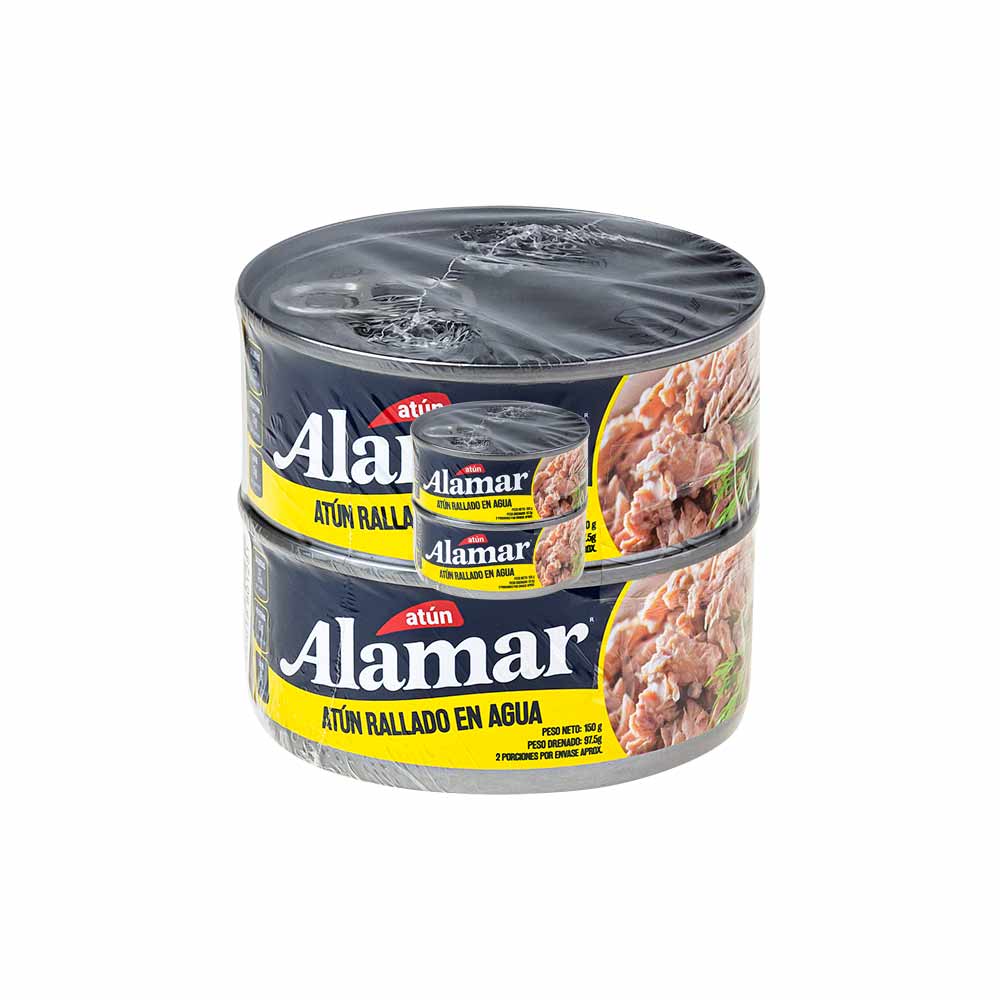 Atún Alamar rallado agua x2und x150g c-u