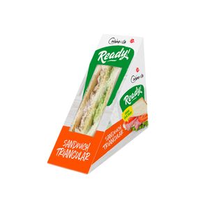 Sándwich triangular pavo