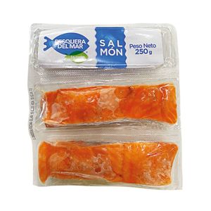 Filete de salmón Pesquera Del Mar porcionado x250g