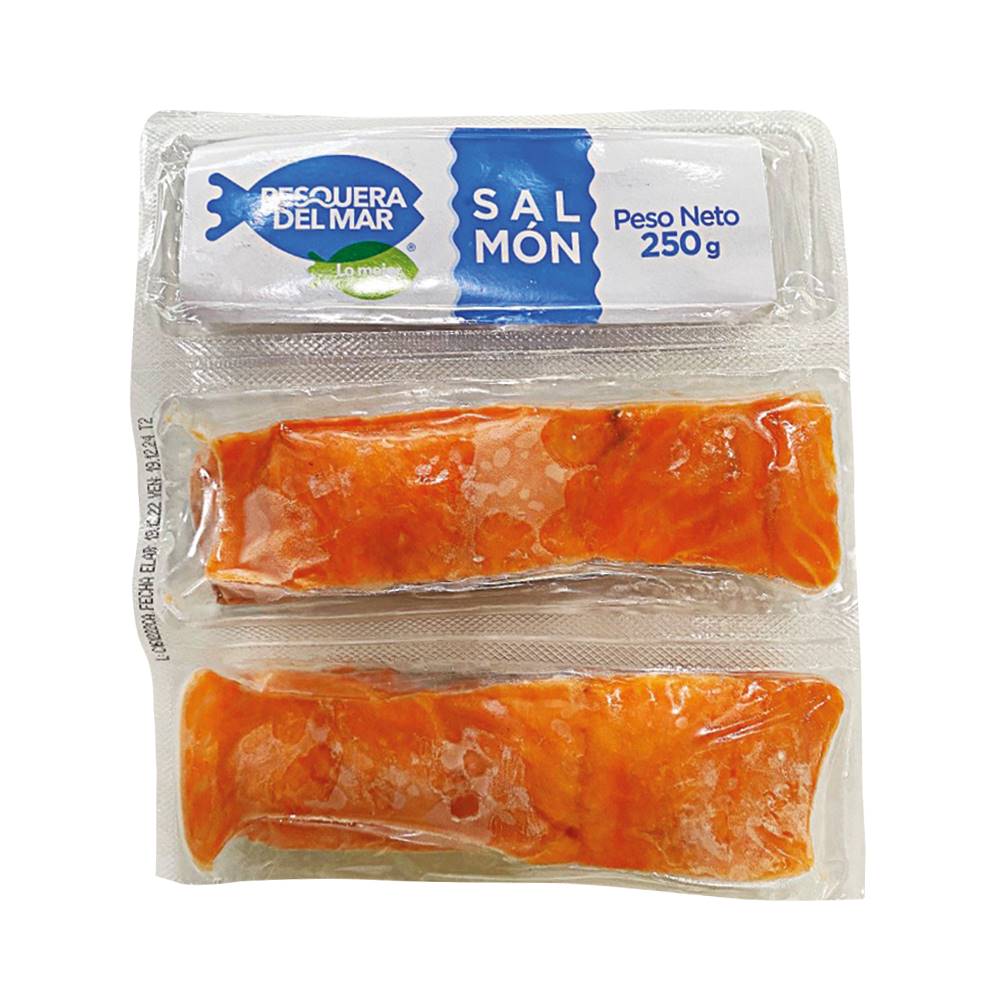 Filete de salmón Pesquera Del Mar porcionado x250g