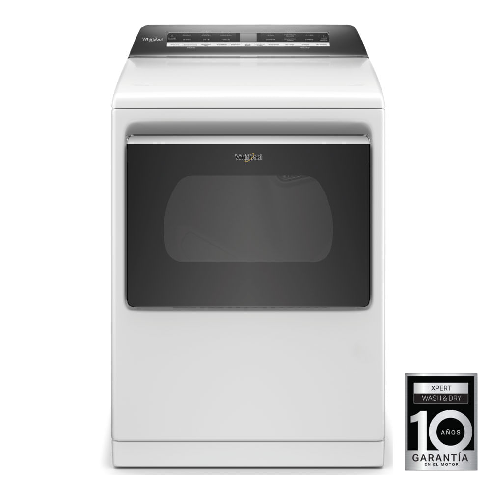 Secadora gas Whirlpool 7MWGD7120LW carga frontal 26Kg Blanca