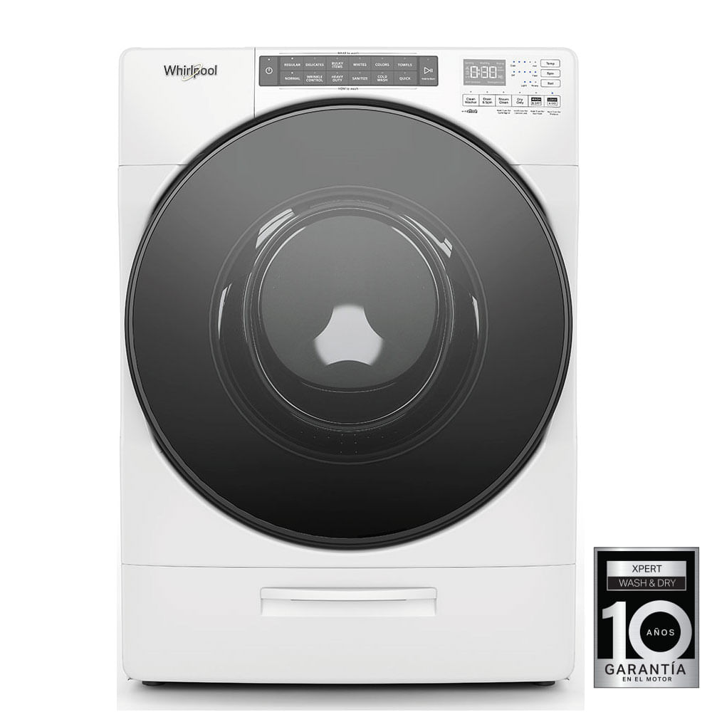 Lavadora Secadora Whirlpool 7MWFC6820LW Carga Frontal 20Kg Blanca