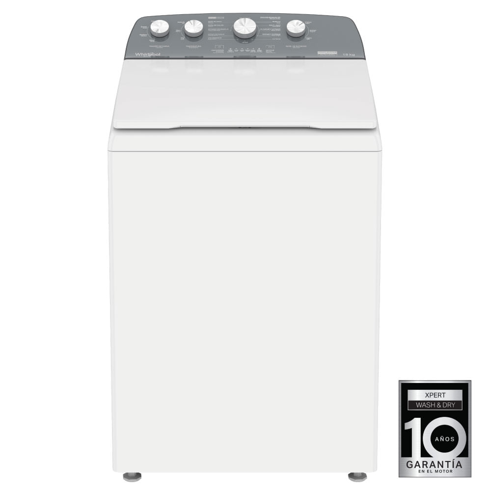 Lavadora Whirlpool Carga Superior 19 Kg 8MWTW1934MJM Blanca
